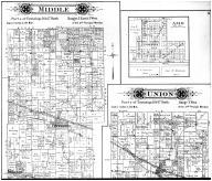 Middle Township, Union Township, Amo, Pittsboro, Maplewood, Lizton, Cartersburg, Hadley - Above, Hendricks County 1904